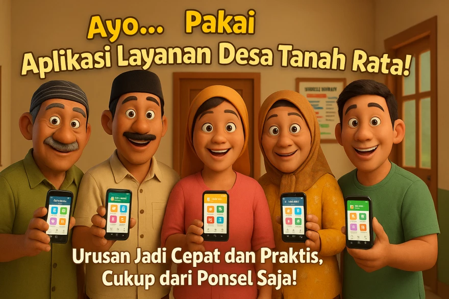 Pelayanan Publik Kini Lebih Cepat dan Praktis, Gunakan Aplikasi Resmi Layanan Desa Tanah Rata