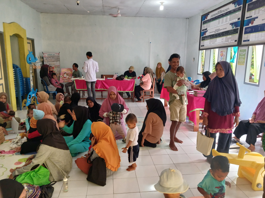 Posyandu Tanah Rata "Wujud Kepedulian Terhadap Kesehatan Ibu dan Anak"