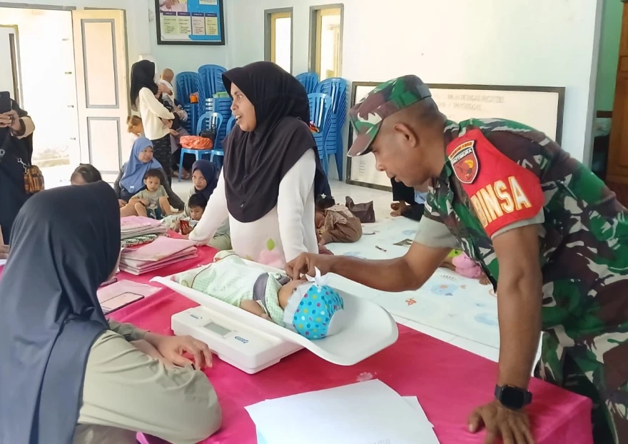 Pemerintah Negeri Administratif Tanah Rata dan Puskesmas Walang Gelar Posyandu Rutin Bulan Juni untuk Cegah Stunting